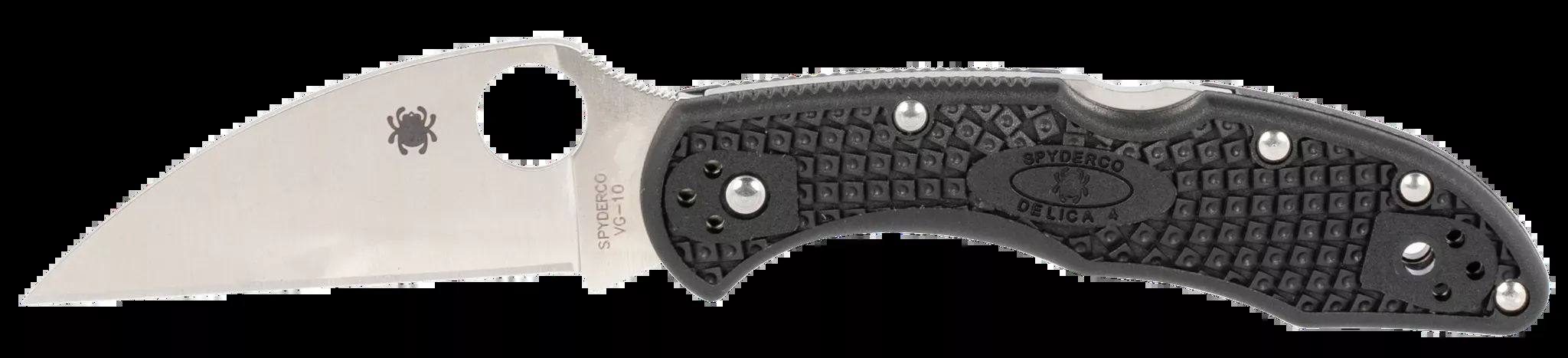 Delica 4 Lightweight 2.87″ Wharncliffe Plain Blade Folding Knife
