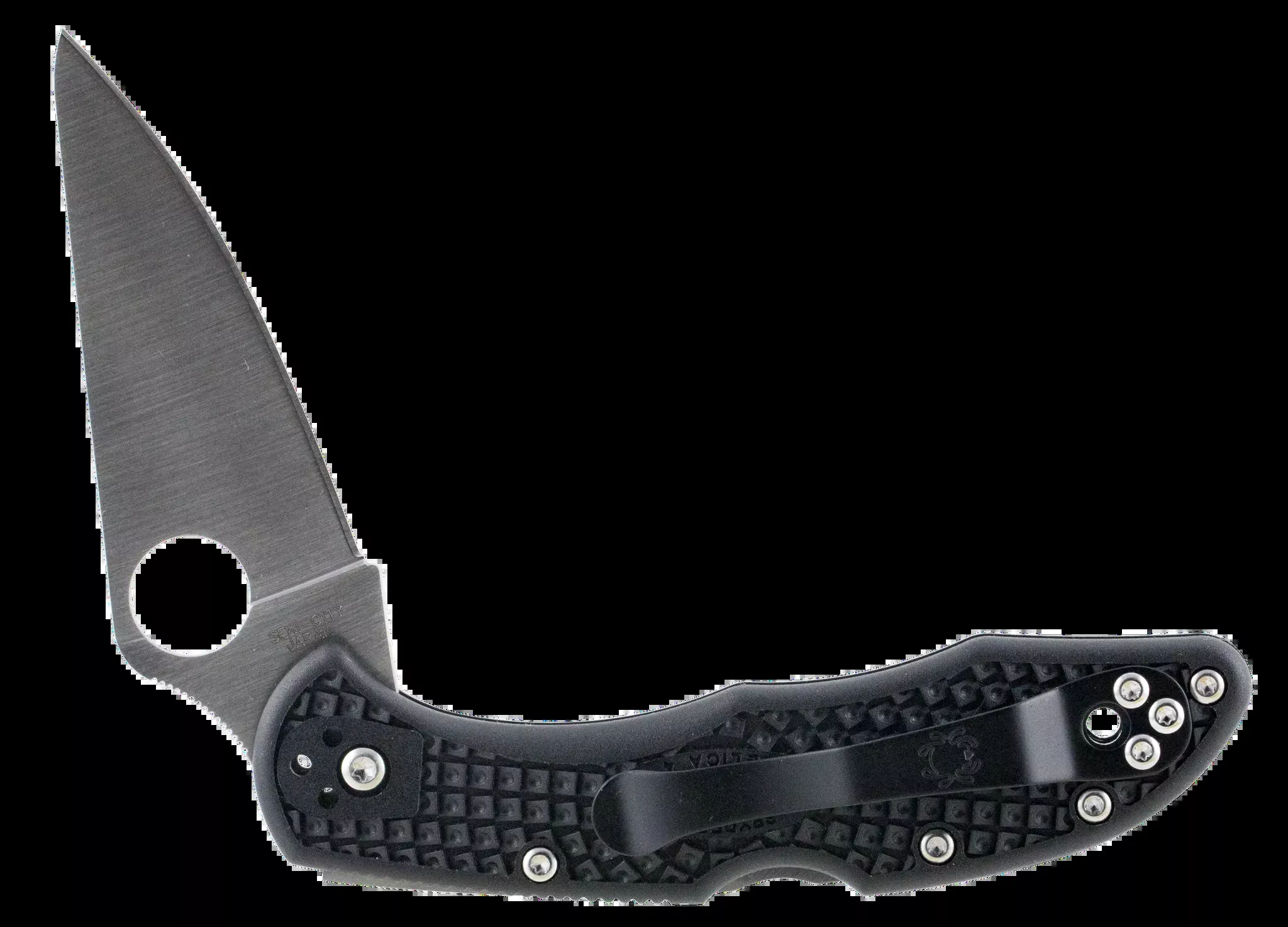 Delica Folder 2.88″ Flat Ground Plain Blade Folding Knife