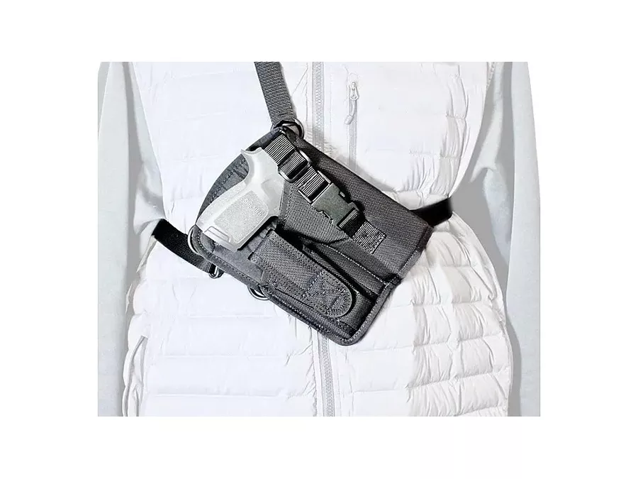 Desantis Gunhide Shoulder Holster, Fits 1911 Colt Govt, RH, Black, Right