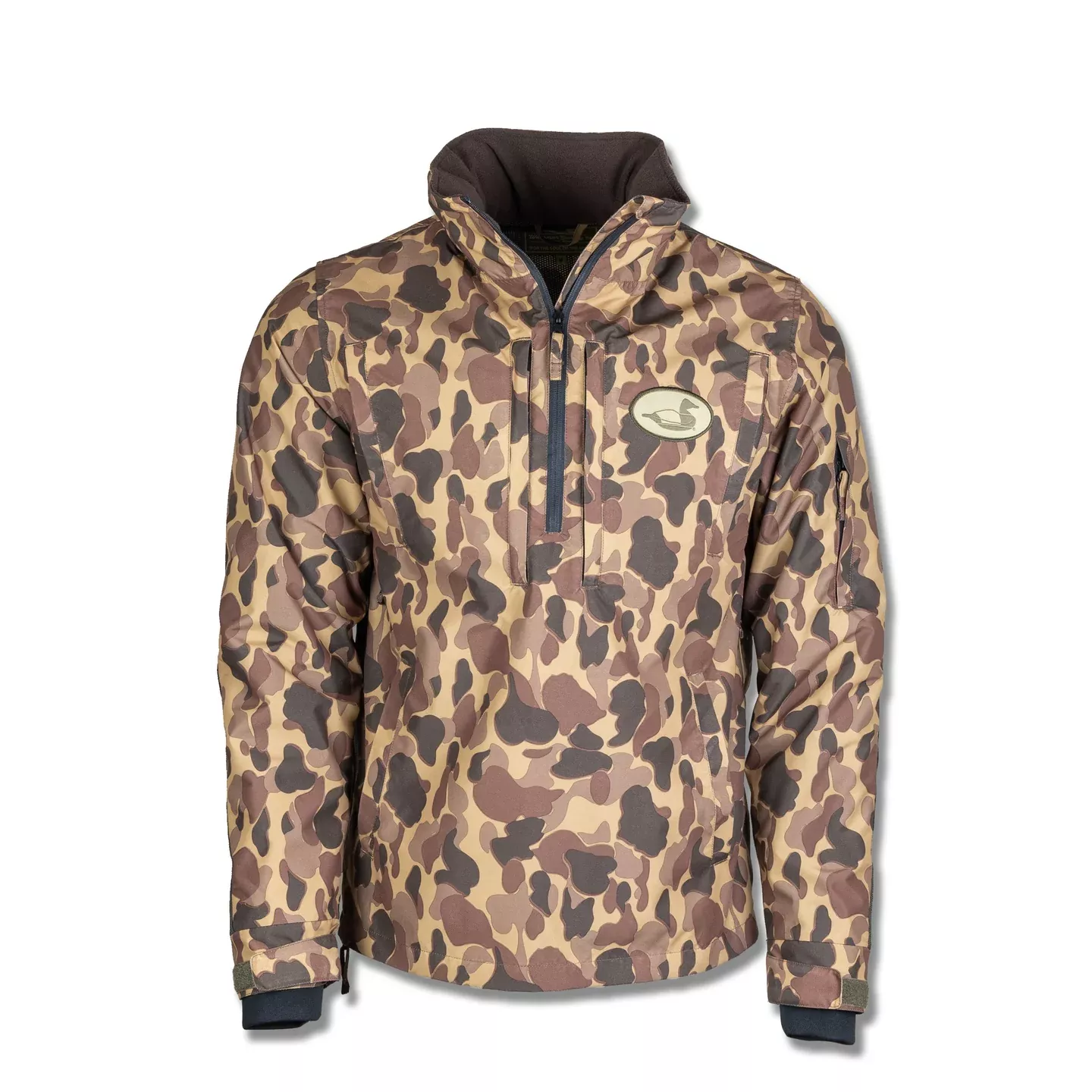 Dixie Decoys Men’s FrogSkin Camo Shell Weight Pullover