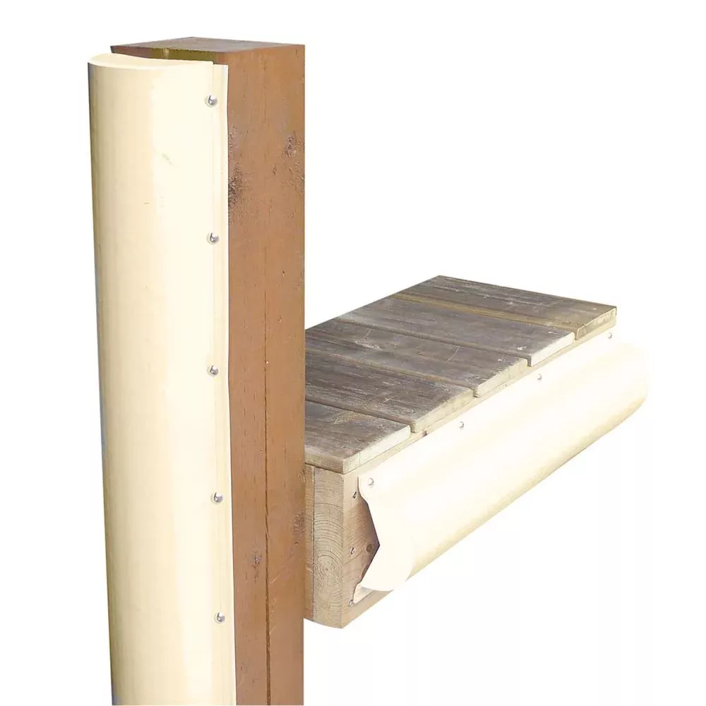 Dock Edge Piling Bumper – One End Capped – 6′ – Beige