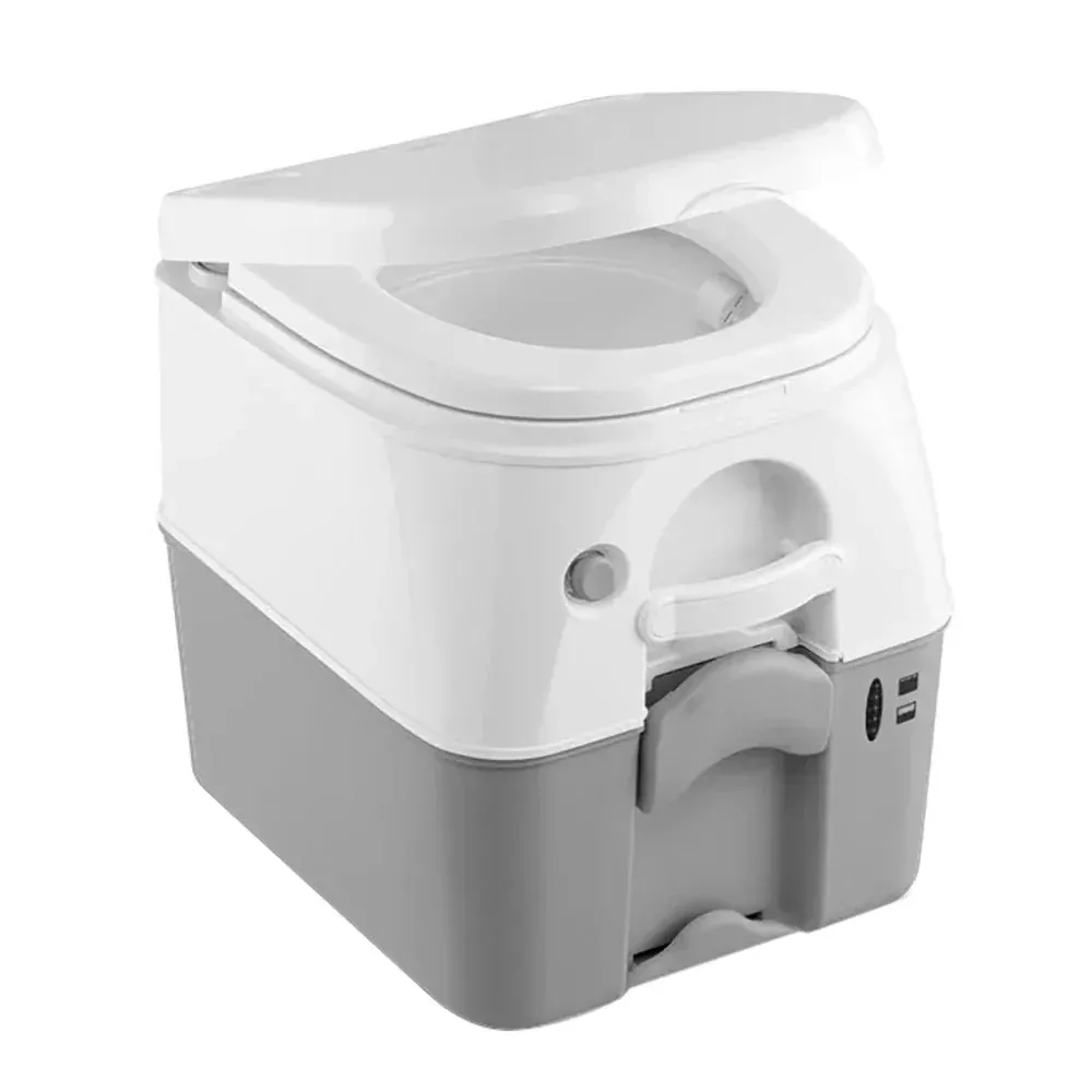 Dometic 975 MSD Portable Toilet w/Mounting Brackets – 5 Gallon – Grey[301197506]