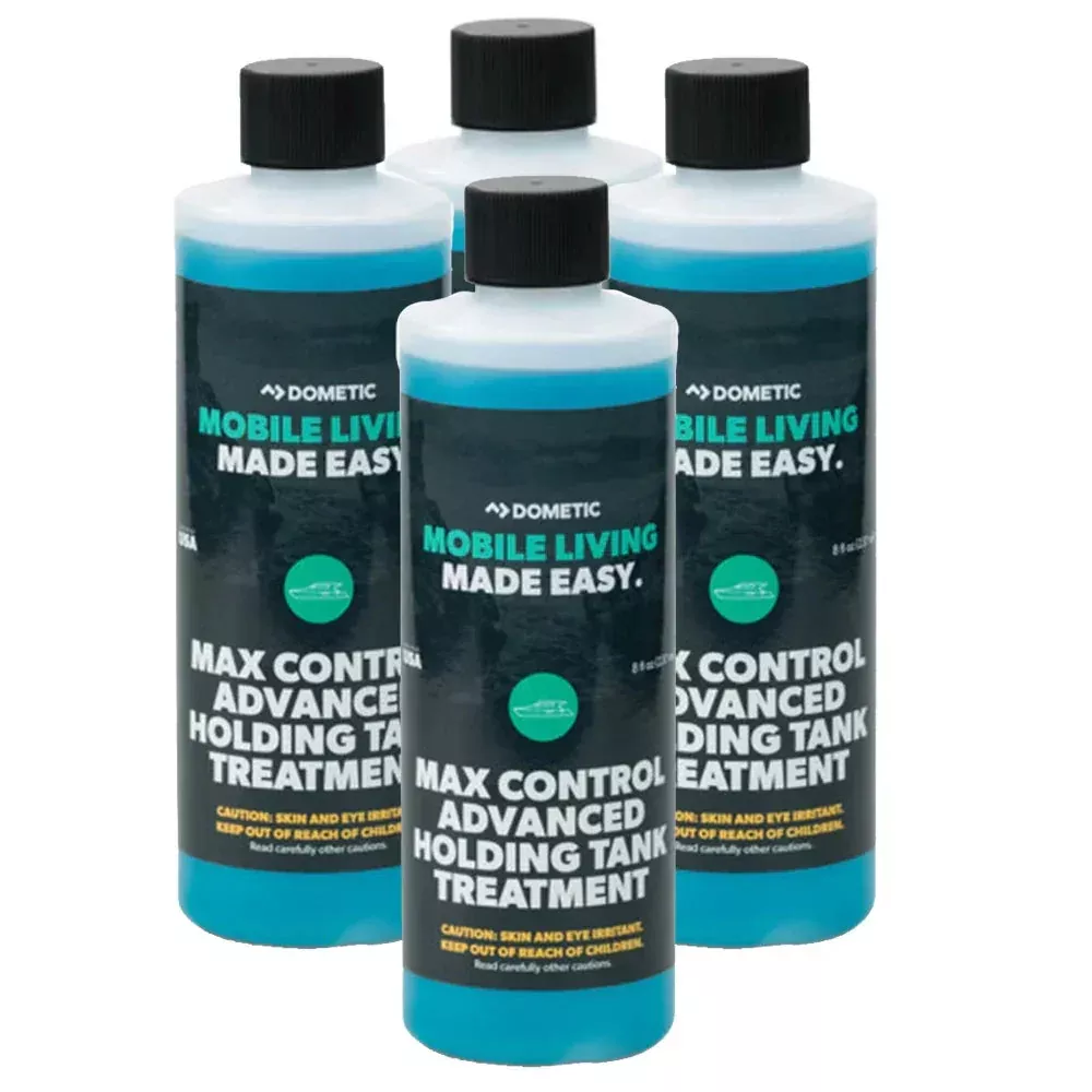 Dometic Max Control Holding Tank Deodorant – Four (4) Pack of 8oz Bottles[379700029]