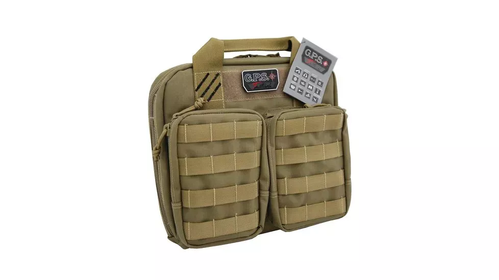 Double 2 Pistol Tactical Handgun Case – Black