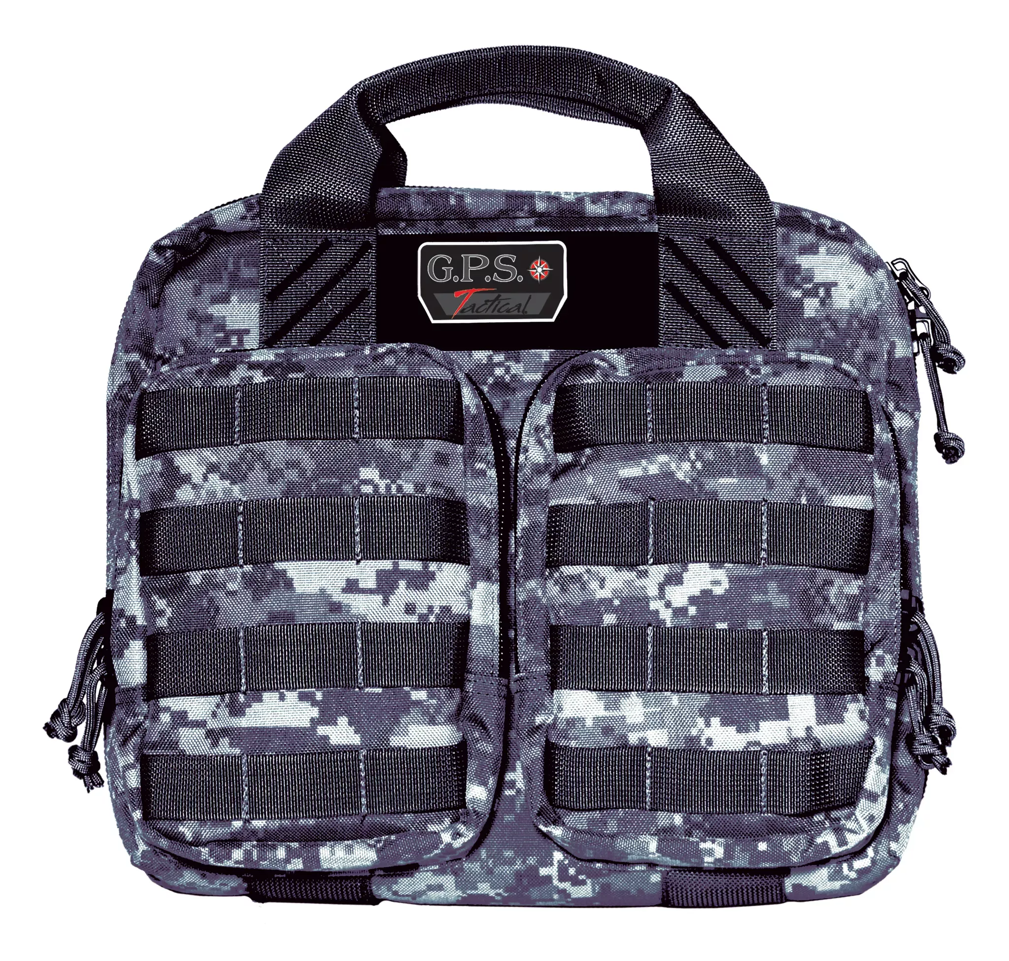 Double 2 Pistol Tactical Handgun Case – Gray Digital