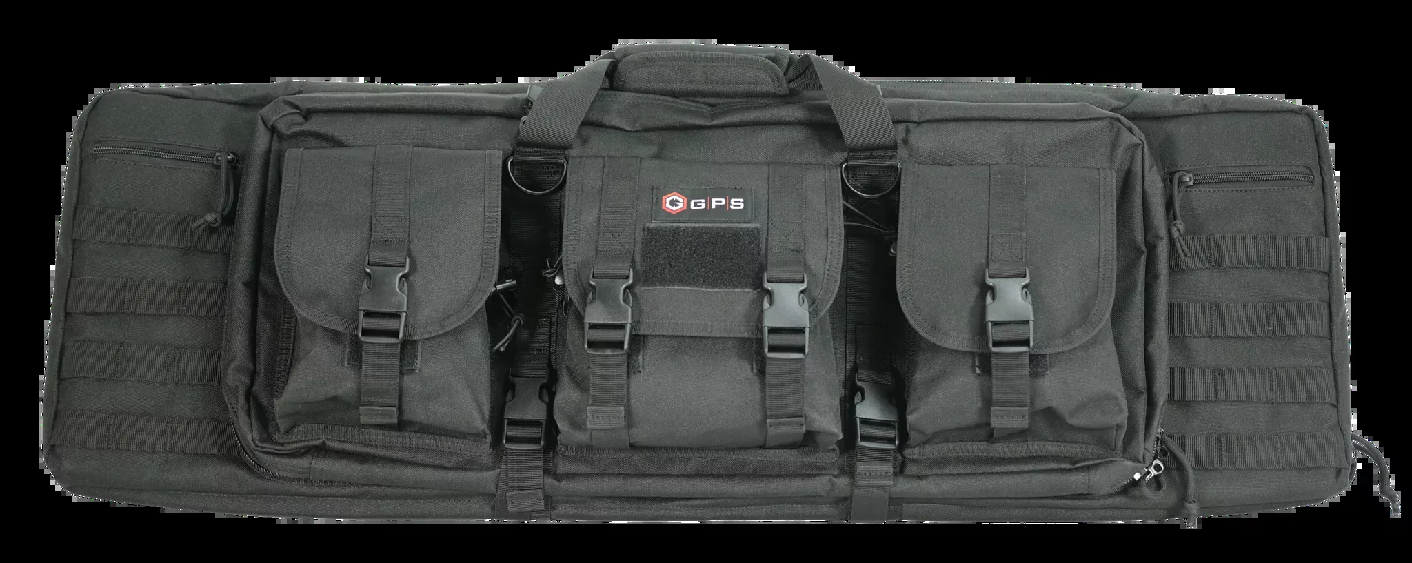 Double 36" Black Polyester Rifle Case