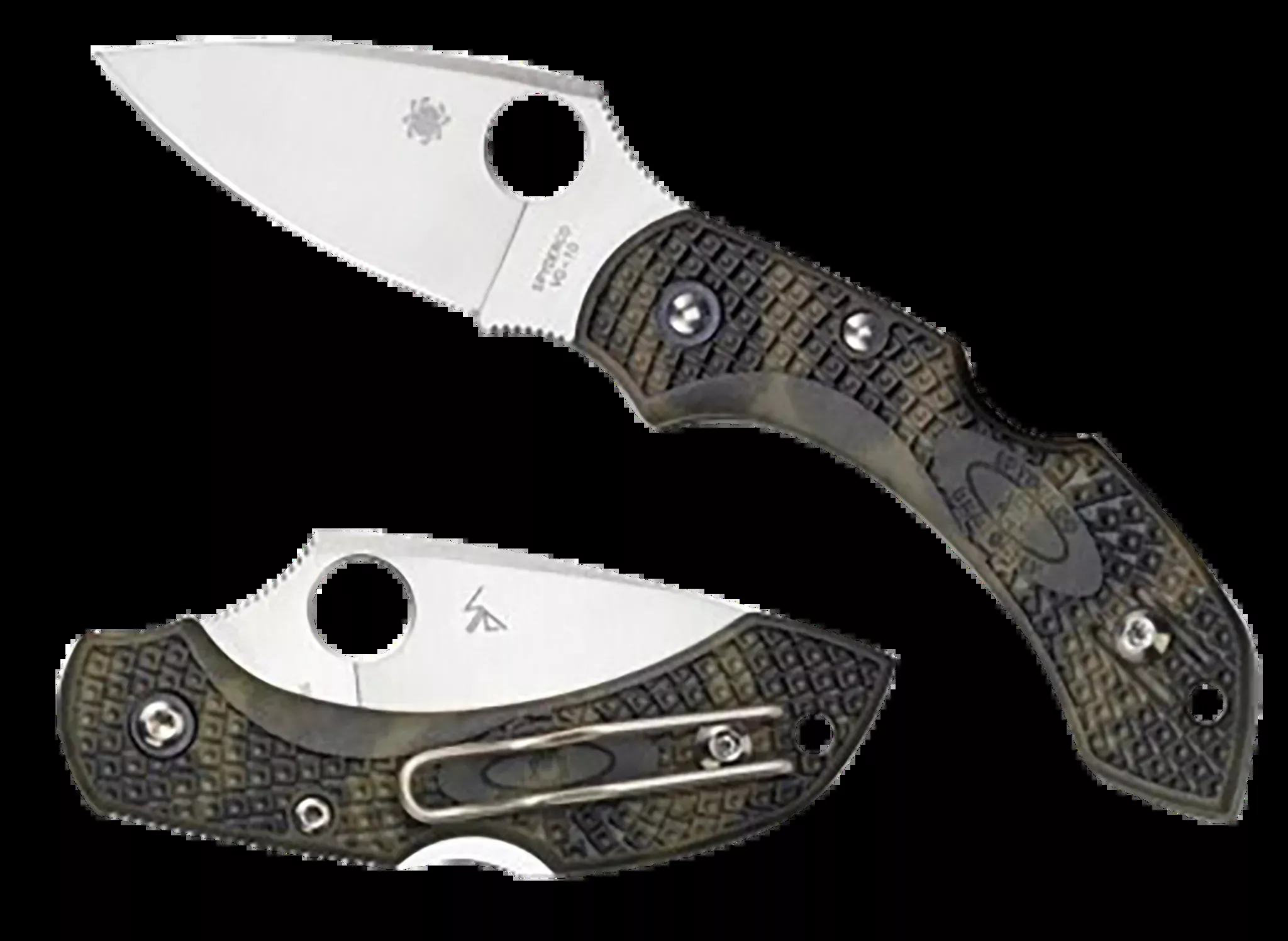 Dragonfly 2 2.30″ Plain Blade Folding Knife – Zome Green