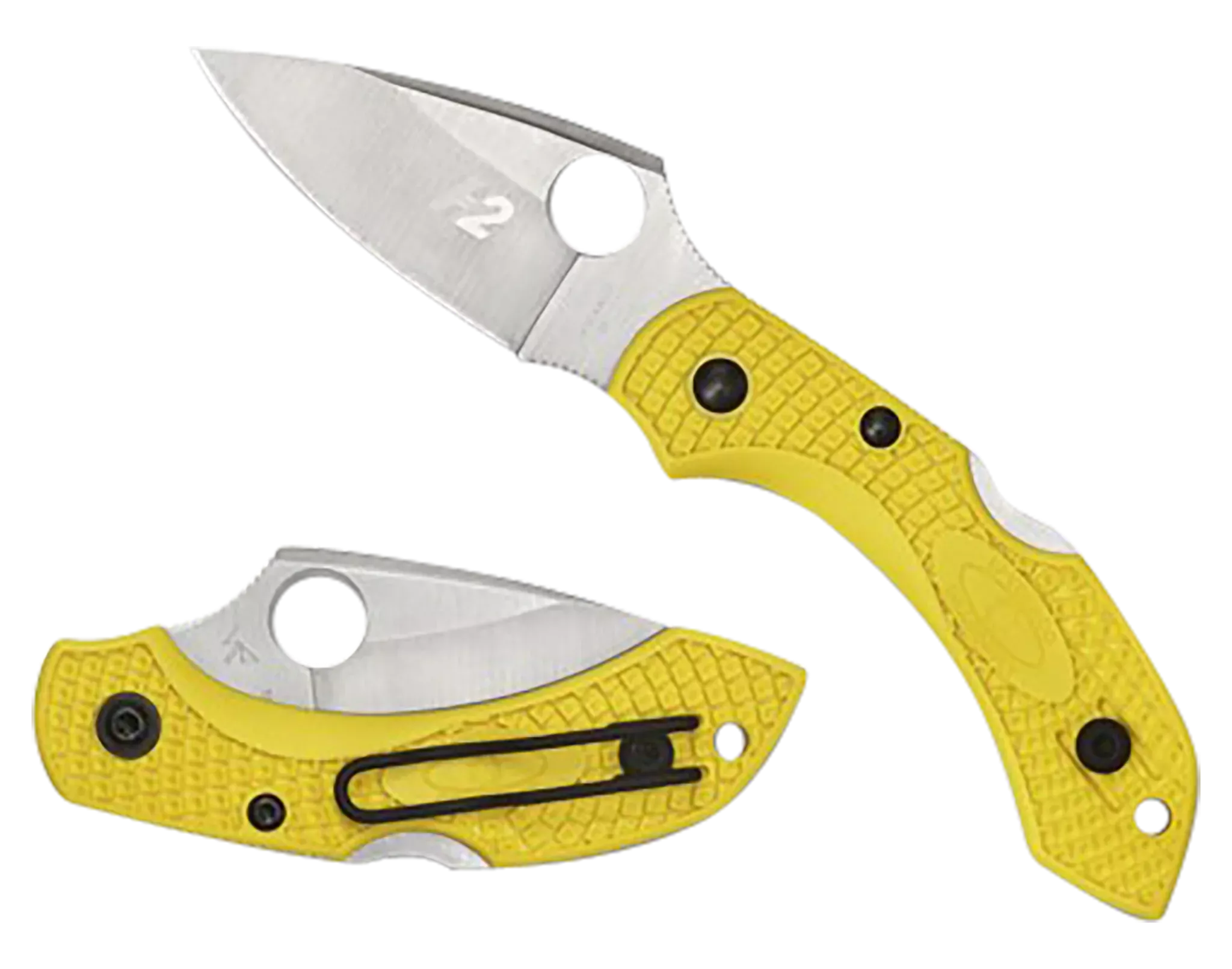 Dragonfly 2 Salt 2.25″ Plain Blade Folding Knife – Yellow