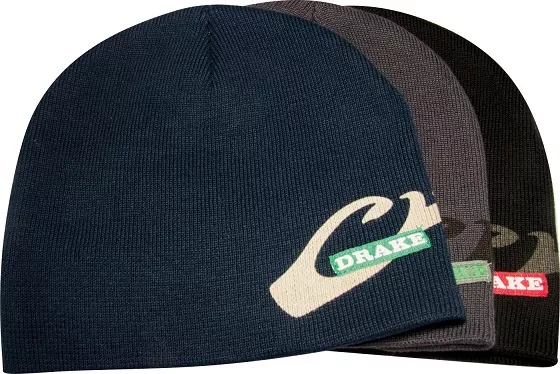 Drake Solid Knit Stocking Cap #DW2906GRY
