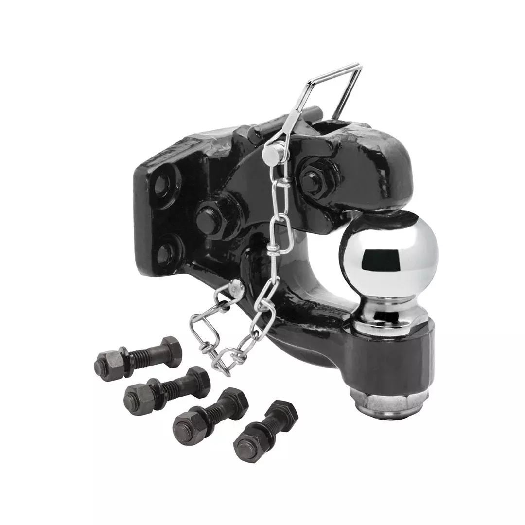 Draw-Tite Pintle Hook & Ball Combination, Bolt-On, 16,000 lbs. Capacity Hook, 2-5/16 Inch Diameter Ball, 14,000 lbs. Capacity Ball• 6301220