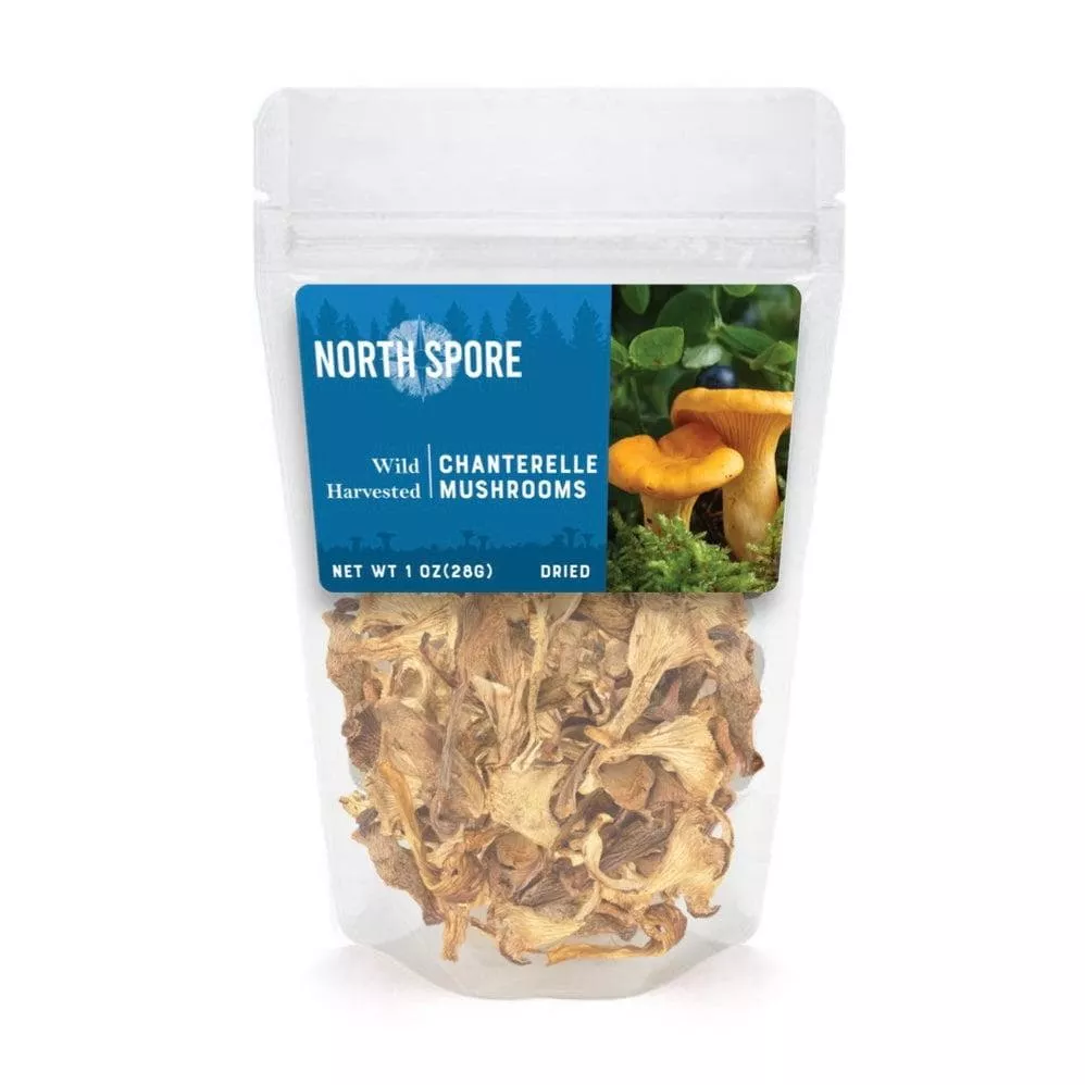 Dried Wild Chanterelle Mushrooms