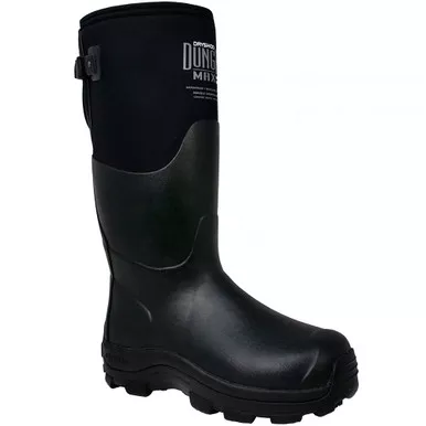 DRYSHOD Men's DungHo Max Gusset Extreme-Cold Conditions Barnyard Black/Gray Boot (DHMG-MH-BK)