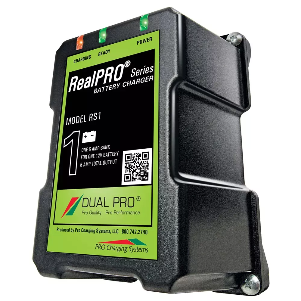 Dual Pro RealPRO Series Battery Charger – 6A – 1-Bank – 12V [RS1]
