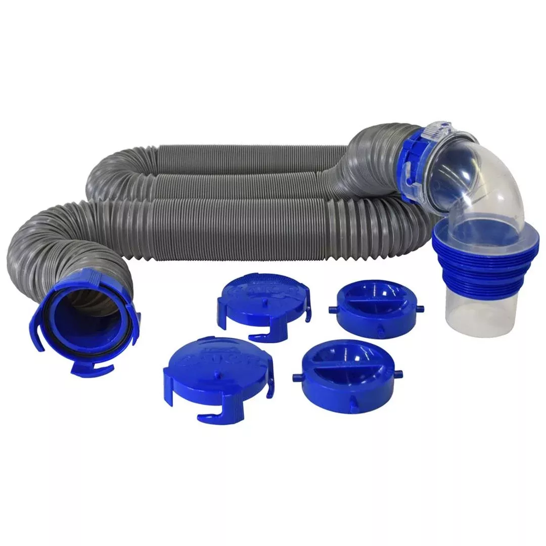 Duraflex Gator 21 Mil Polypropylene RV Sewer Hose Kit, 20 Ft• 22004