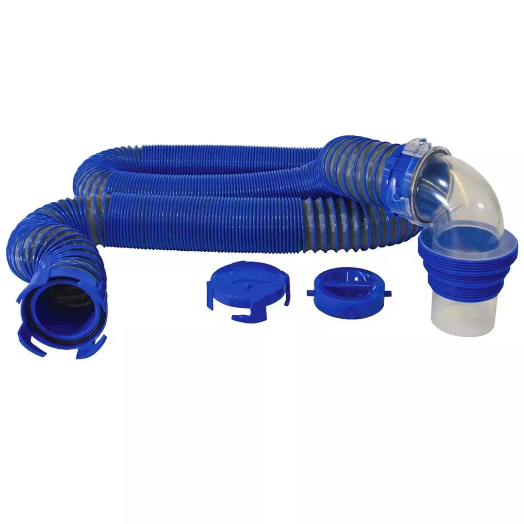 Duraflex Gator Polymer Ribbed RV Sewer Hose Kit, 15 Ft• 22005