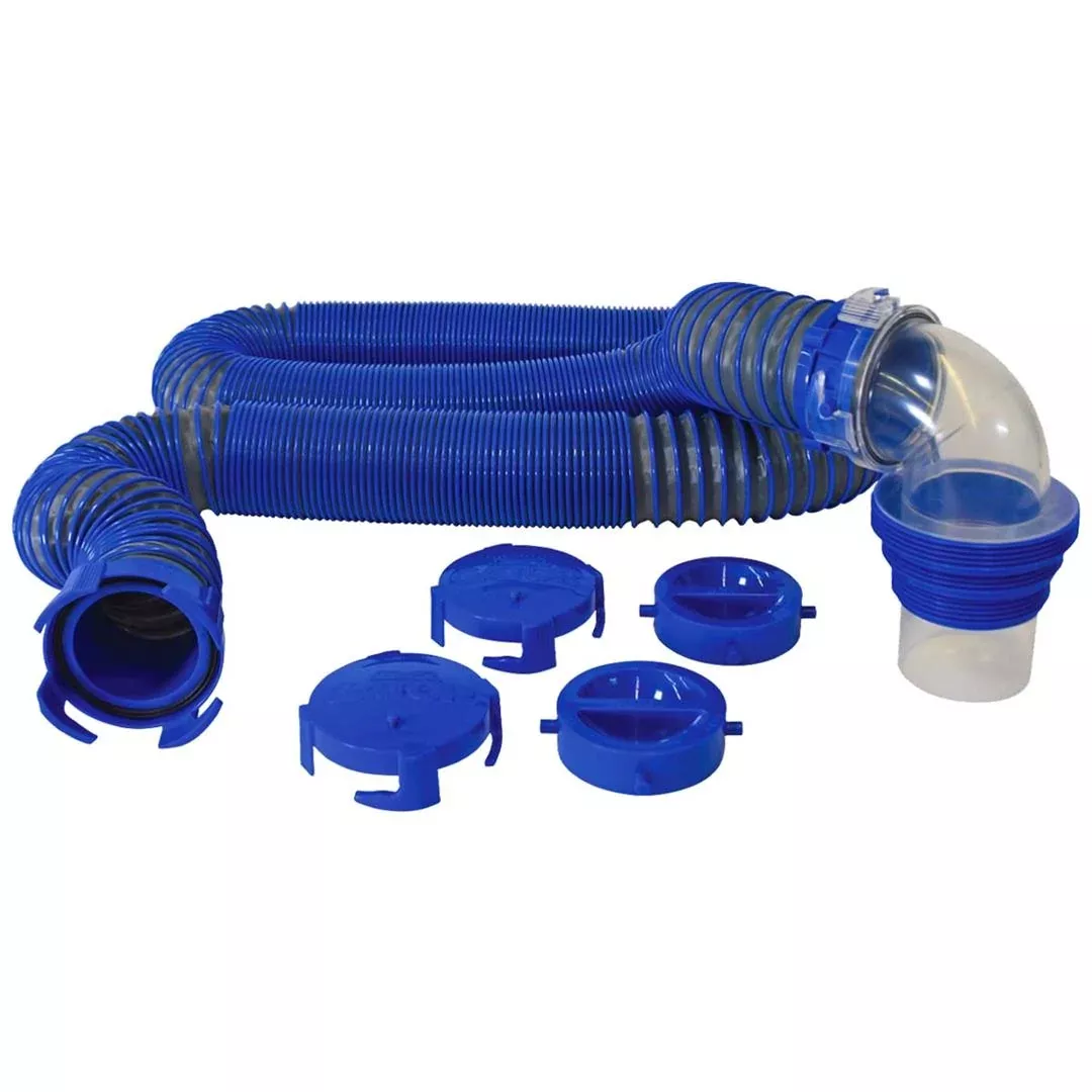 Duraflex Gator Polymer Ribbed RV Sewer Hose Kit, 20 Ft• 22006