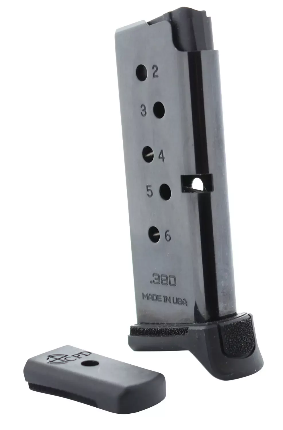 DuraMag Replacement MagazineBlack 6rd 380 ACP for Ruger LCP, LCP II