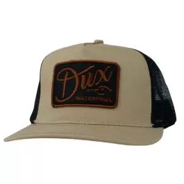DUX Flat Bill Patch Hat – Khaki