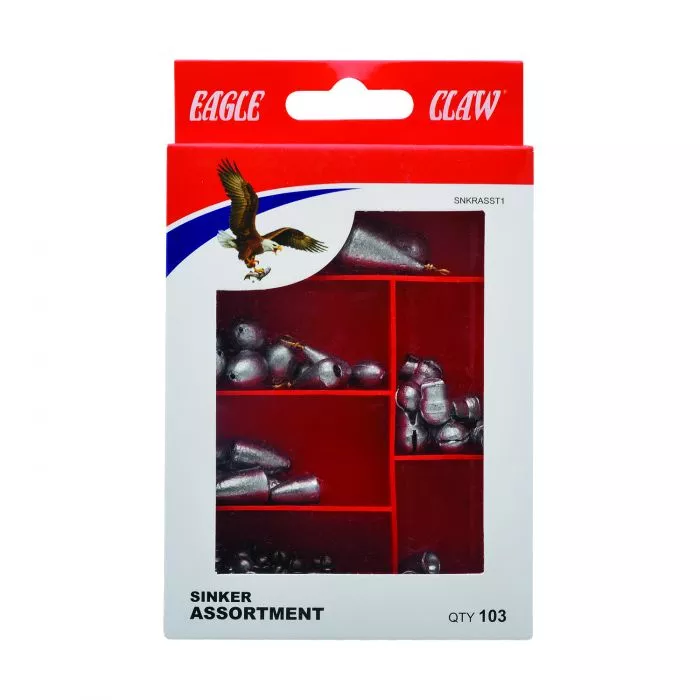 Eagle Claw Sinker Assortment 103PC #SNKRASST1