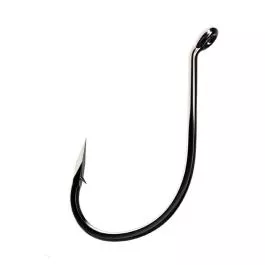 Eagle Claw Trokar Drop Shot Octopus Hooks - Platinum Black - Size 1/0