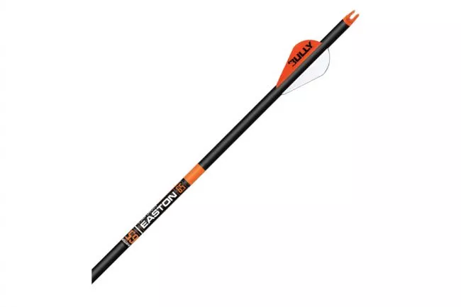Easton Arrow Bowhunter 400 6.5mm With 2″ Bully Vanes 6 Pack #029032TF