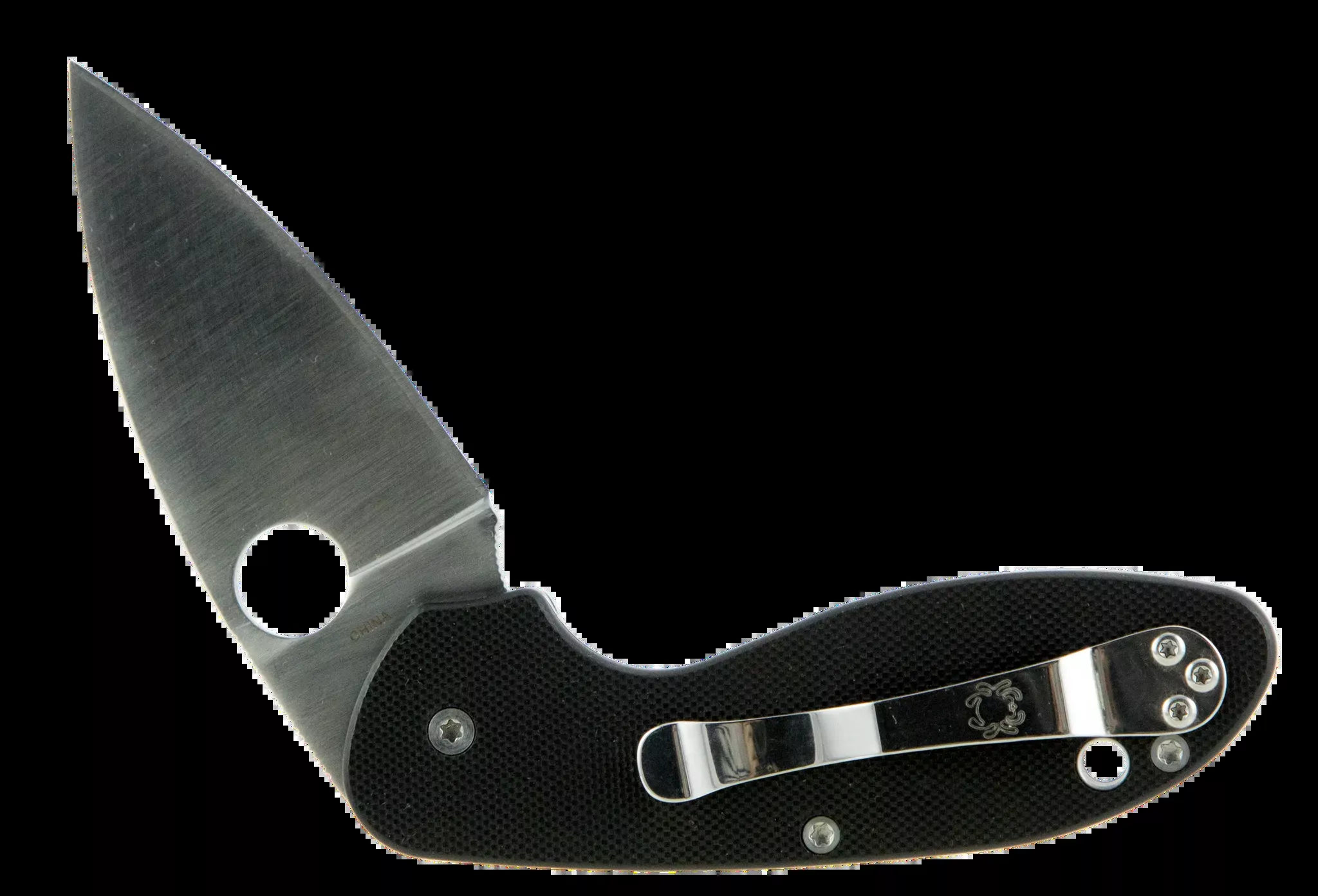 Efficient 2.98" Drop Point Plain Blade Folding Knife