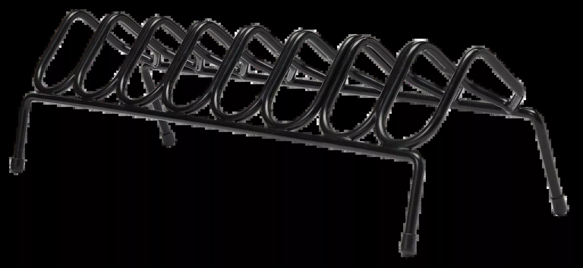 Eight Handgun Steel Pistol Rack – Black
