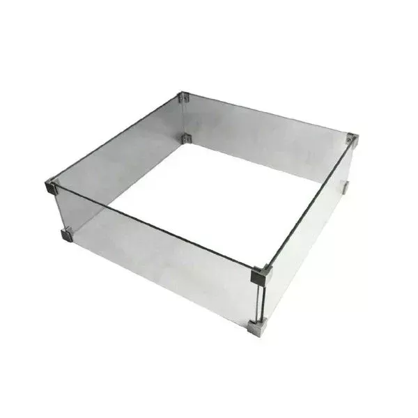 Elementi Manhattan and Aurora Wind Screen For Fire Pit OFG103-WS
