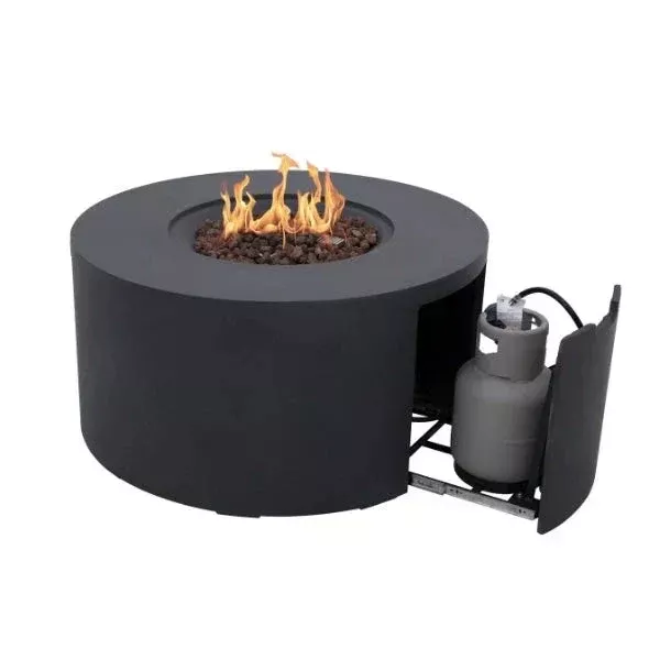 Elementi Pacaya Fire Table With Propane Tank Drawer OFG311