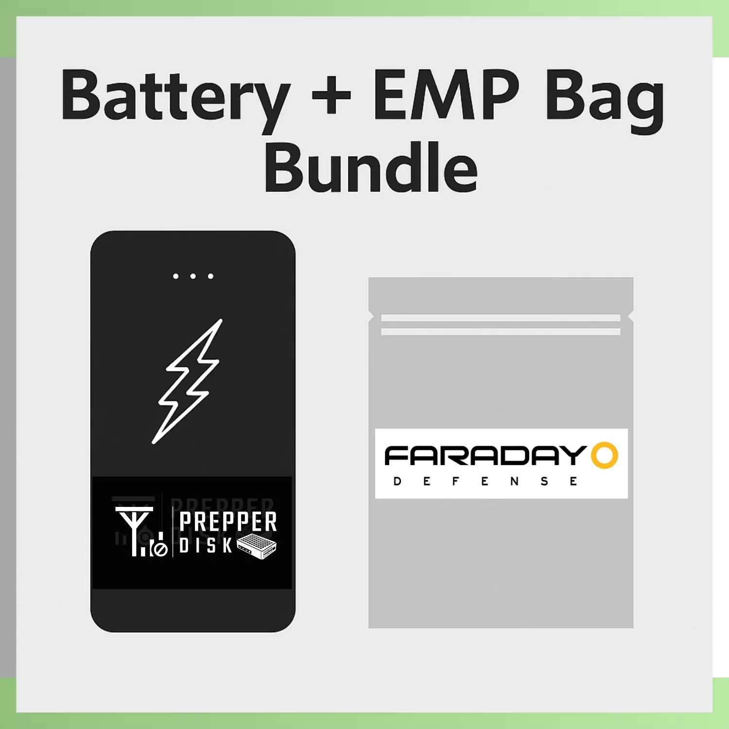 EMP Bag and Battery Bundle