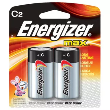 Energizer Max C Alkaline Battery 2 Pack