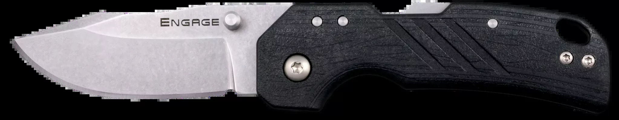 Engage 2.50″ Folding Clip Point Plain Knife