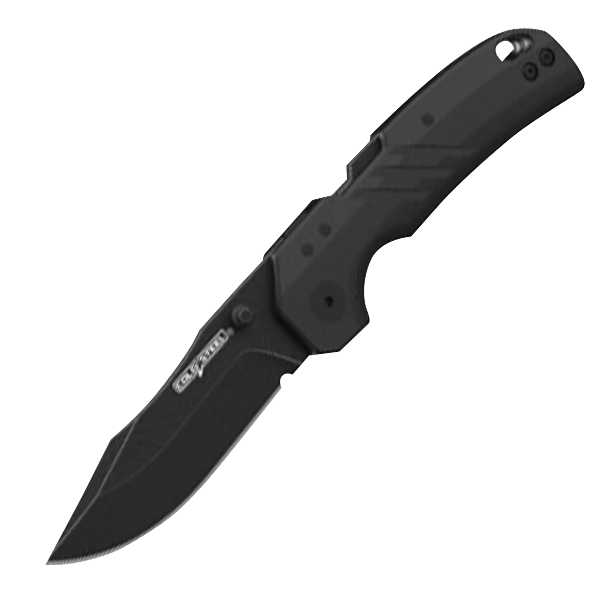 Engage 3″ Folding Clip Point Plain Knife – Black