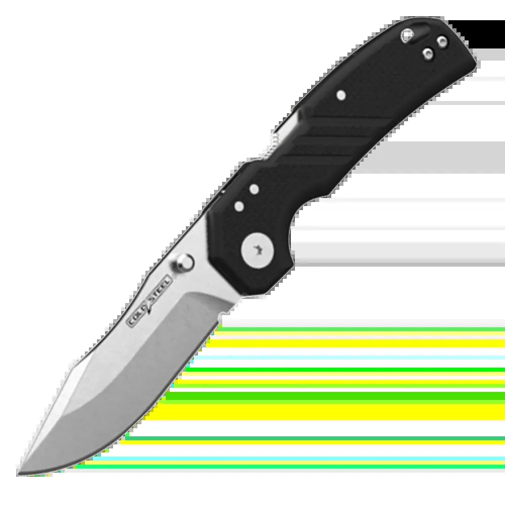 Engage 3″ Folding Clip Point Plain Knife – SS/Black