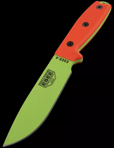 ESEE 4 Venom Green Fixed Blade