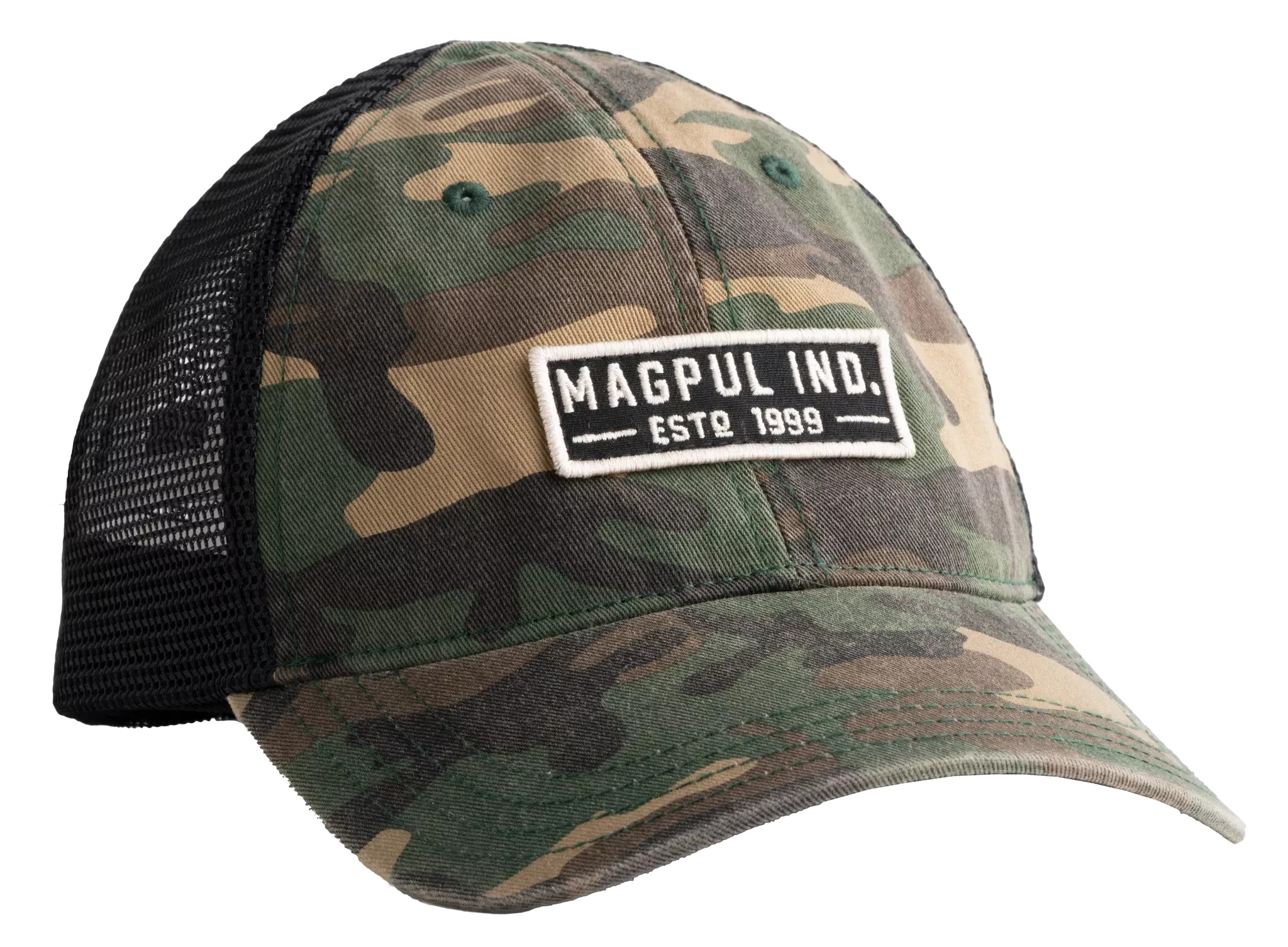 Established Garment Embroidered Patch Adjustable Snapback Trucker Hat
