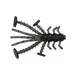 Eurotackle Micro Finesse Crazy Critter - 1.1" - Black - 8 Pack
