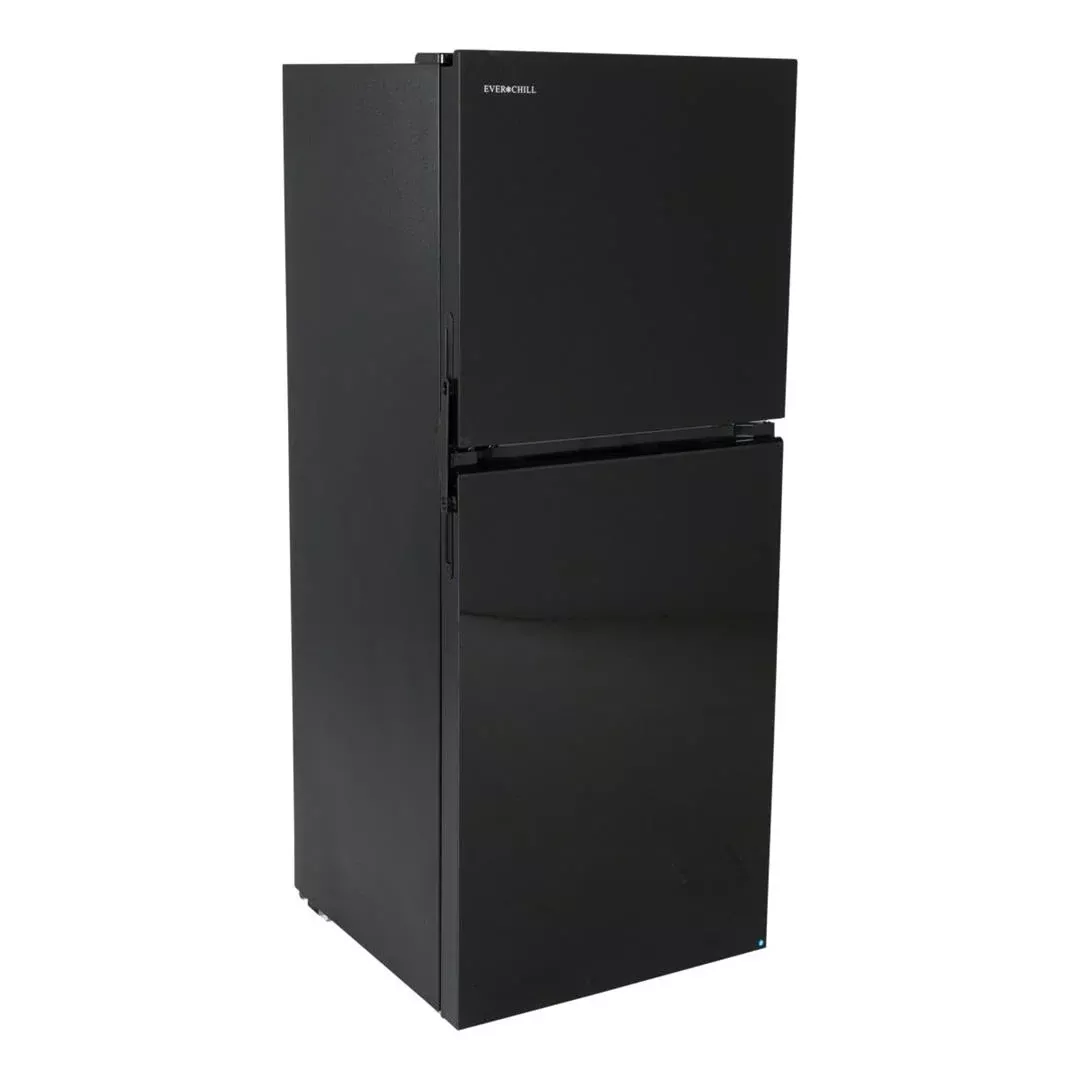 Everchill 10.7 Cuft 12V Refrigerator w/ Freezer and Ice Maker, Black• 107785