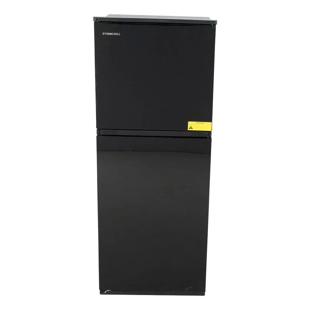 Everchill RV Refrigerator – 12V, 10.7 cu. ft., Dual Swing Doors, Black• 107751