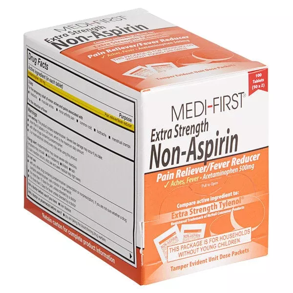 Extra-Strength Non-Aspirin, 100/box