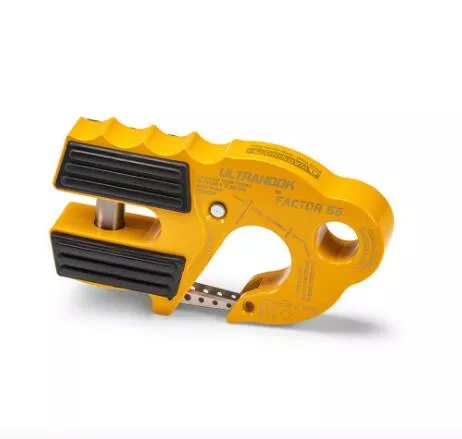 Factor 55 UltraHook Winch Hook with Shackle Mount, Yellow• 00250-03