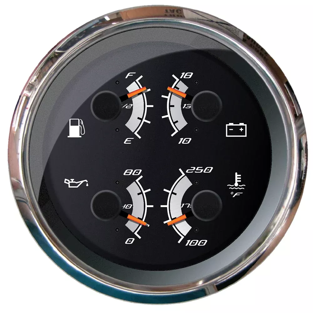 Faria Platinum 4″ Multi-Function – Fuel, Oil, VoltWater Temperature [22014]