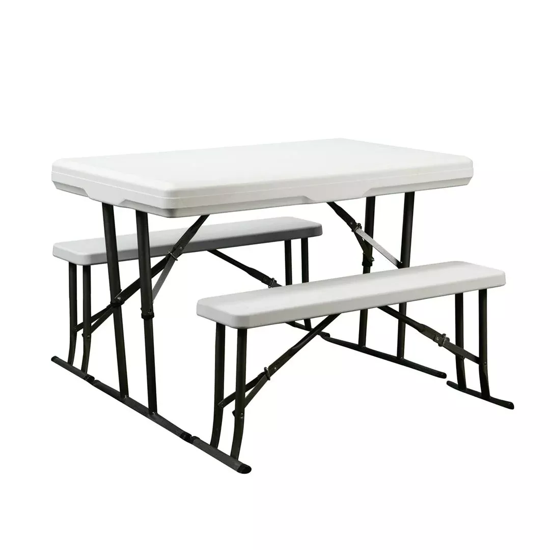 Faulkner Folding Table And Benches – 28-3/4″ H x 44-1/2″ W• 69863