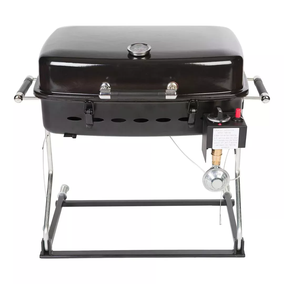 Faulkner Portable Propane Grill with LP Adapter, Black• 51322