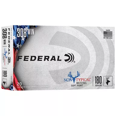 Federal 308DT180 NonTypical 308 180 GR SP 20 Rounds
