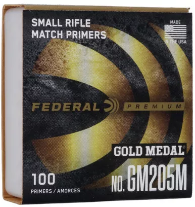 FEDERAL GM205M GM SMALL RIFLE PRIMER 100 CT.