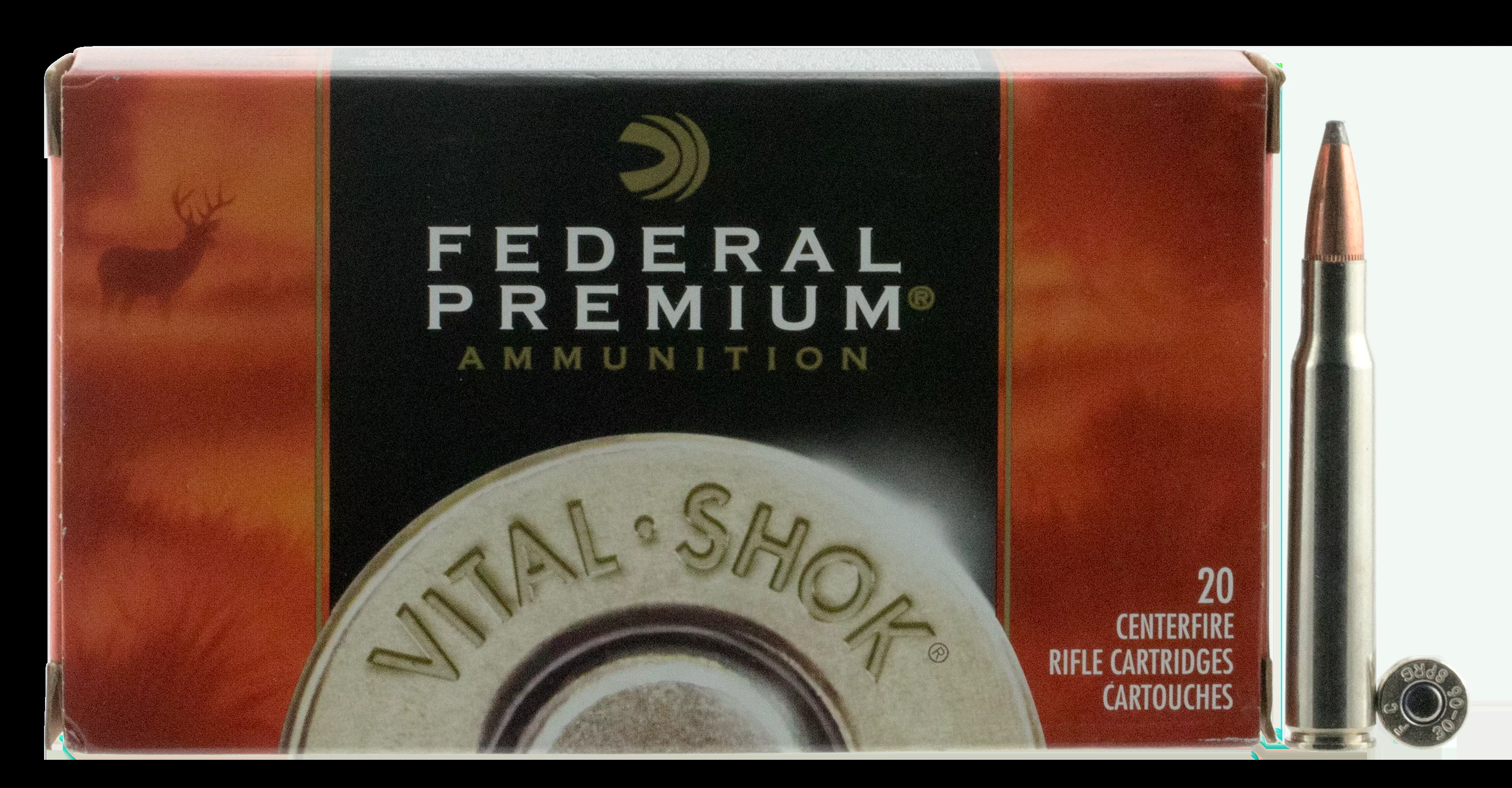 Federal Premium 30-06 Springfield 165 gr Nosler Partition (NP) 20 Bx