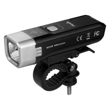 Fenix BC25XPBK USB Rechargeable Bike 600 Lumens LED Light