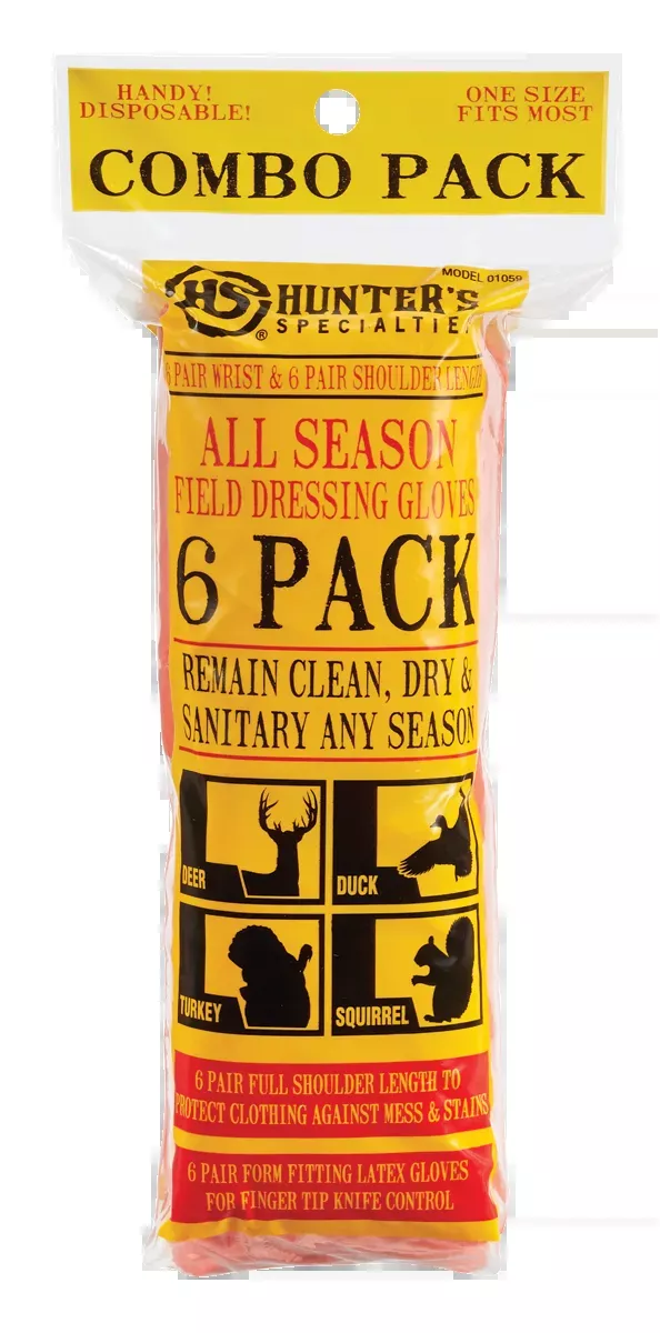 Field Dressing Gloves Combo Pack