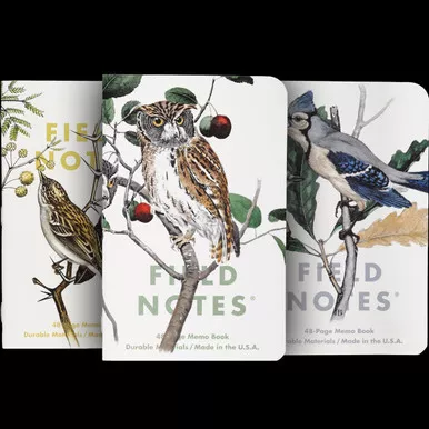 Field Notes Birds & Trees of North America Series A